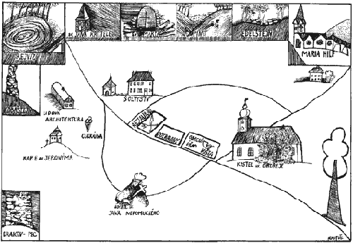 Mapka obce Heřmanovice